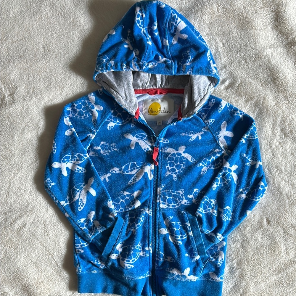 Boden Towelling Hoodie (5-6)